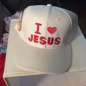 I love Jesus new white cap